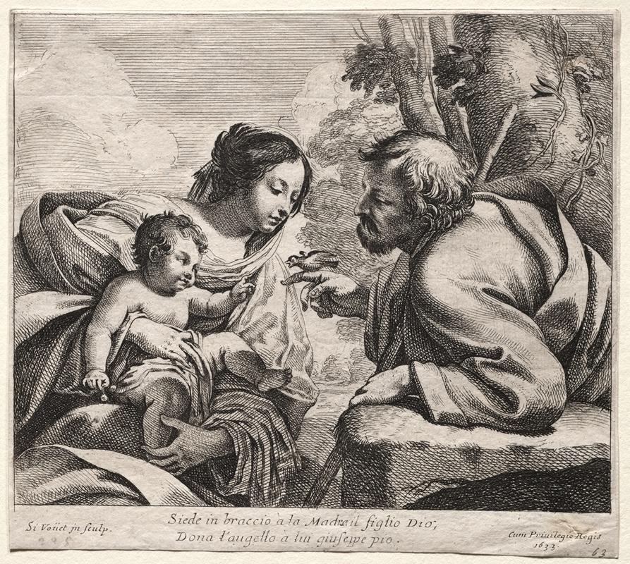 Simon Vouet - Holy Family