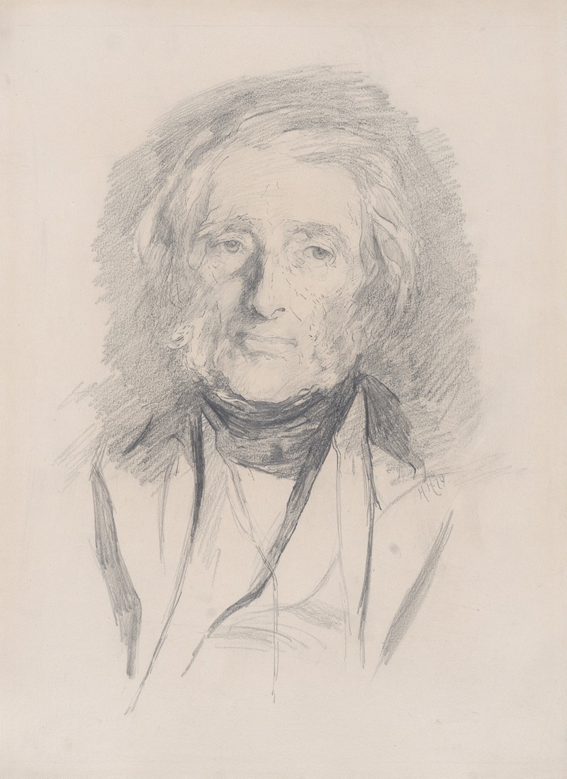 Sir Hubert von Herkomer - Portrait of John Ruskin