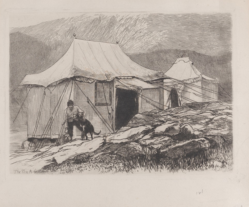 Sir Hubert von Herkomer - The Tents