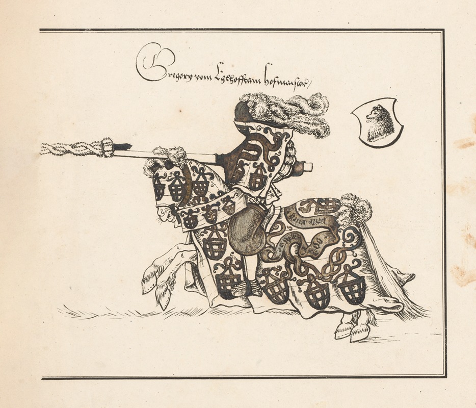 Theobald Senefelder - Jouster Facing Left