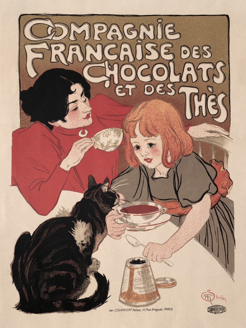 Théophile Alexandre Steinlen - Compagnie Française des Chocolate et des Thés