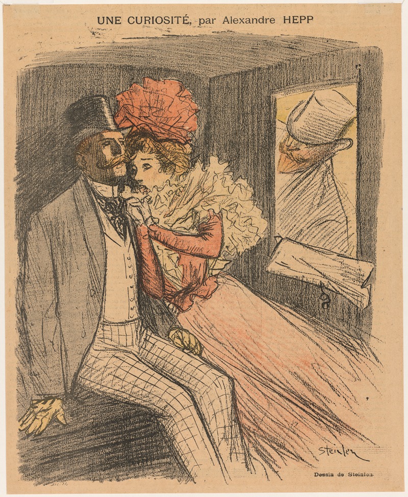 Théophile Alexandre Steinlen - Gil Blas Illustré; Une Curiosité, par Alexandre Hepp