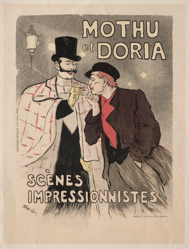 Théophile Alexandre Steinlen - Mothu et Doria – Scènes impressionistes