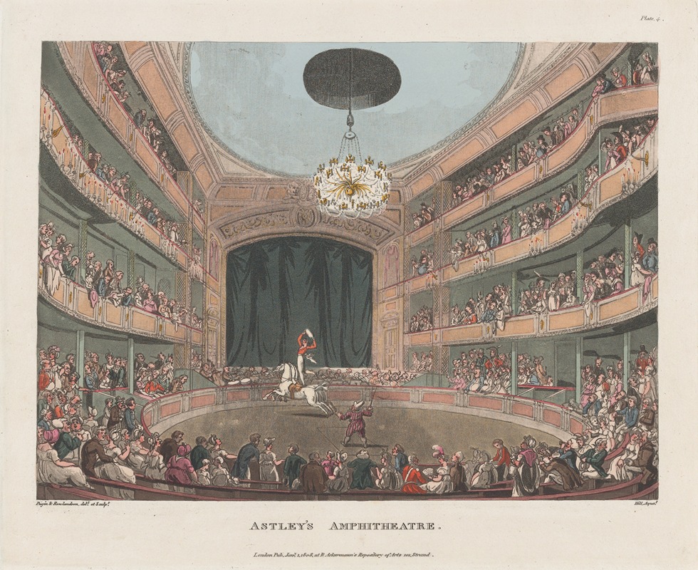 Thomas Rowlandson - Astley’s Amphitheatre.