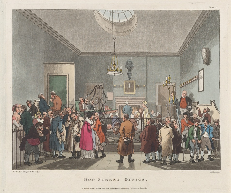 Thomas Rowlandson - Bow Street Office