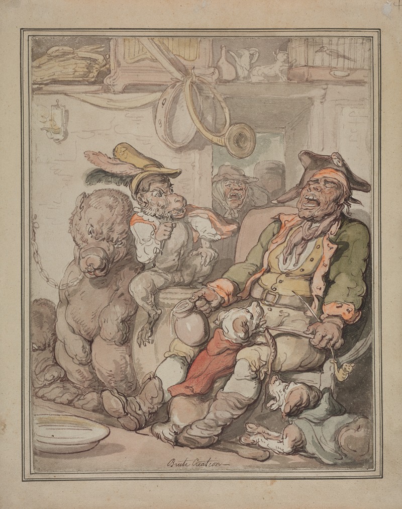 Thomas Rowlandson - Comparative Anatomy Study