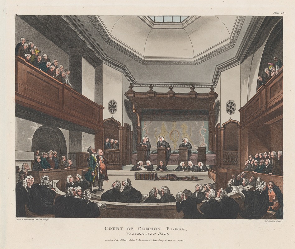 Thomas Rowlandson - Court of Common Pleas, Westminster Hall