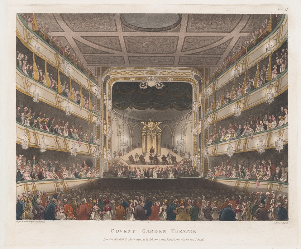 Thomas Rowlandson - Covent Garden Theatre