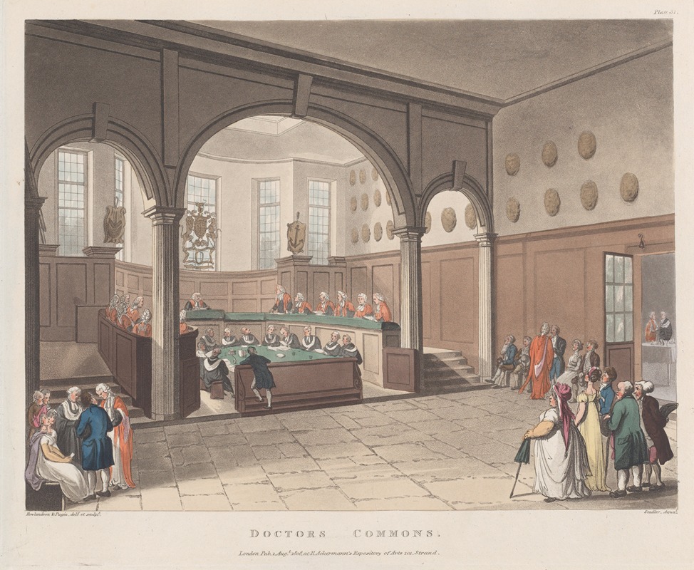 Thomas Rowlandson - Doctors’ Commons