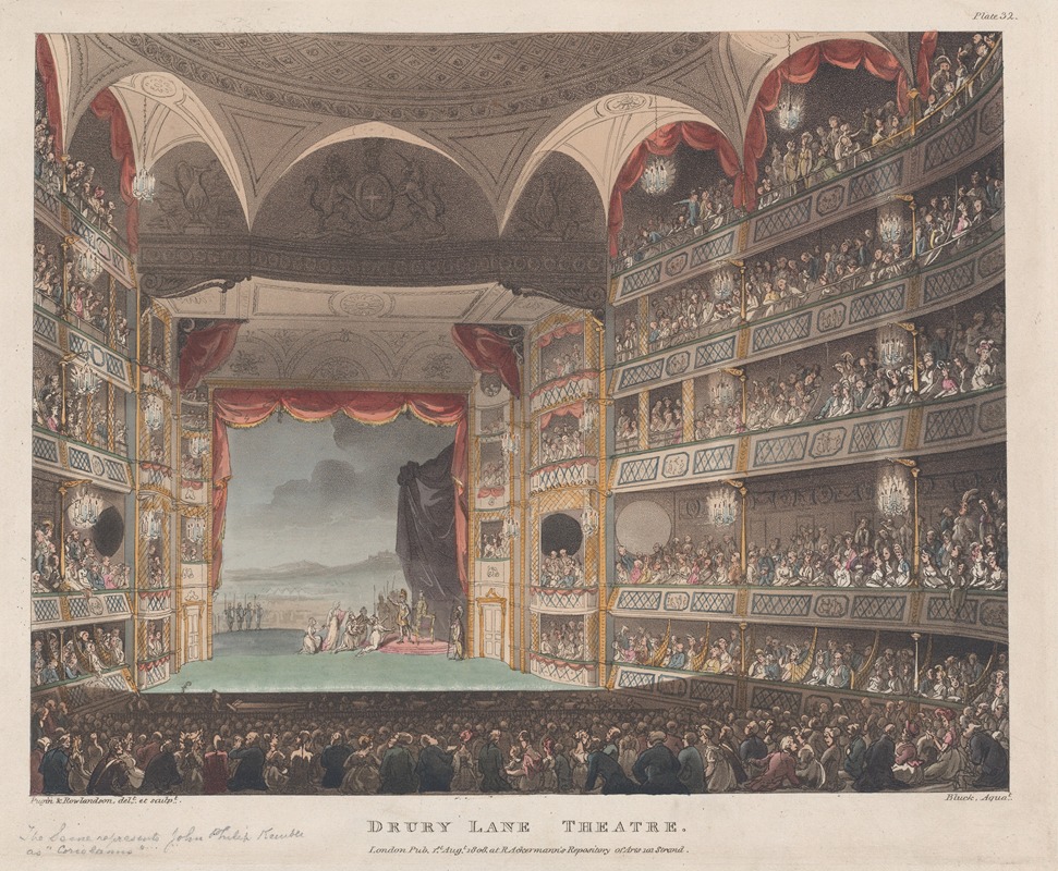 Thomas Rowlandson - Drury Lane Theatre