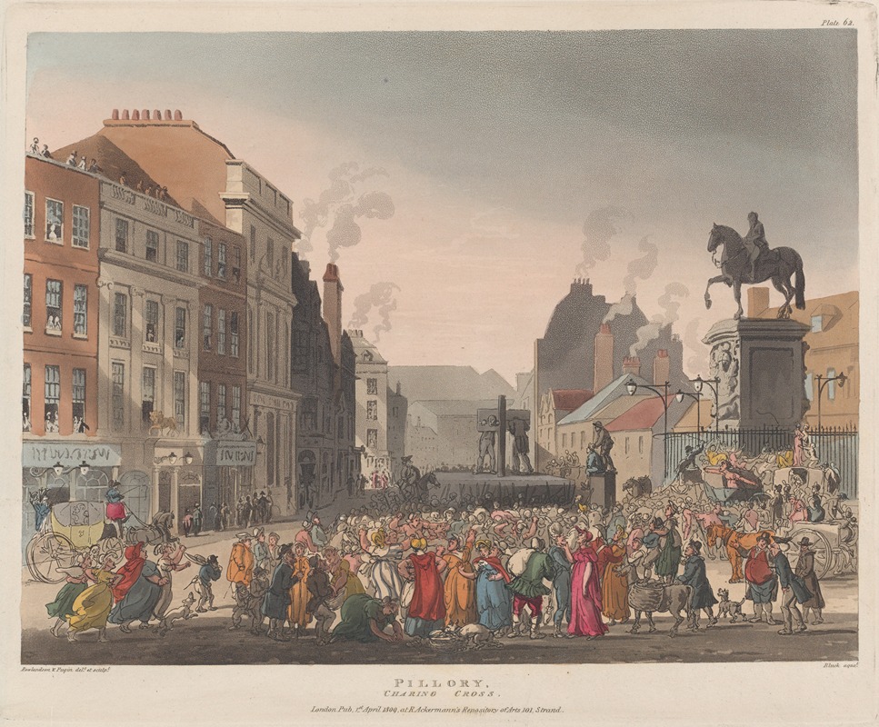 Thomas Rowlandson - Pillory, Charing Cross