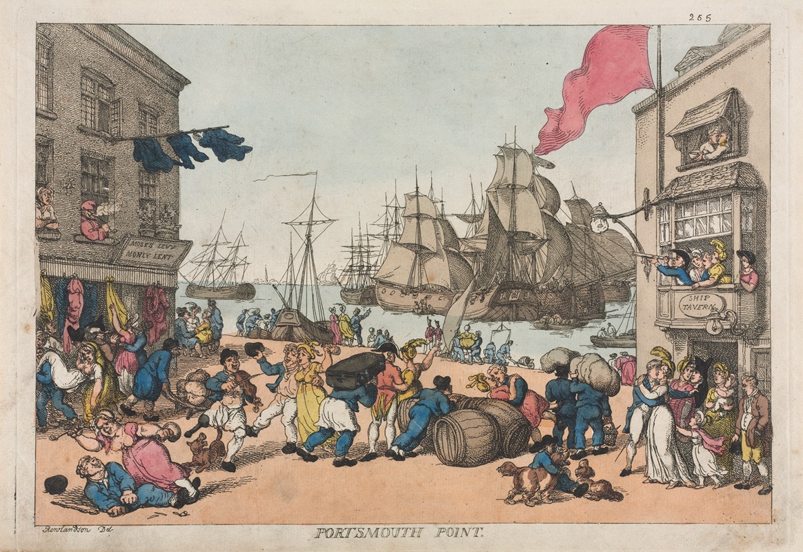 Thomas Rowlandson - Portsmouth Point