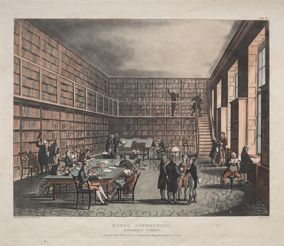 Thomas Rowlandson - Royal Institution, Albemarle Street