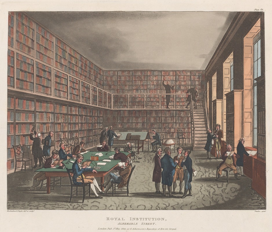 Thomas Rowlandson - Royal Institution, Albemarle Street