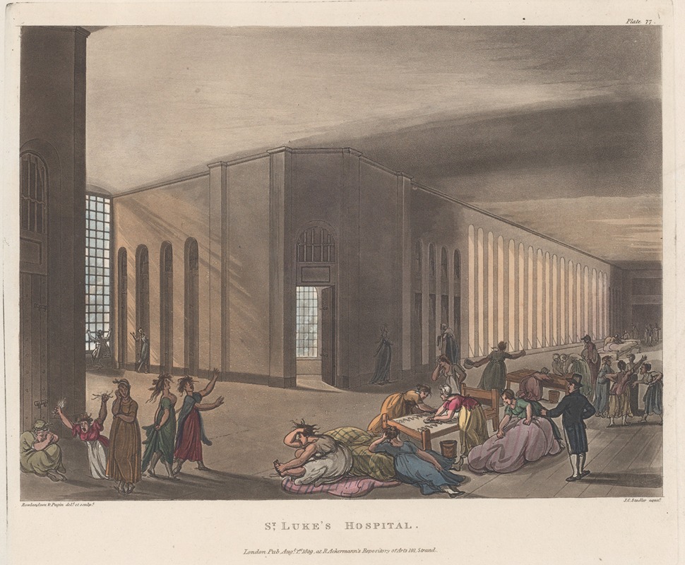 Thomas Rowlandson - St Luke’s Hospital