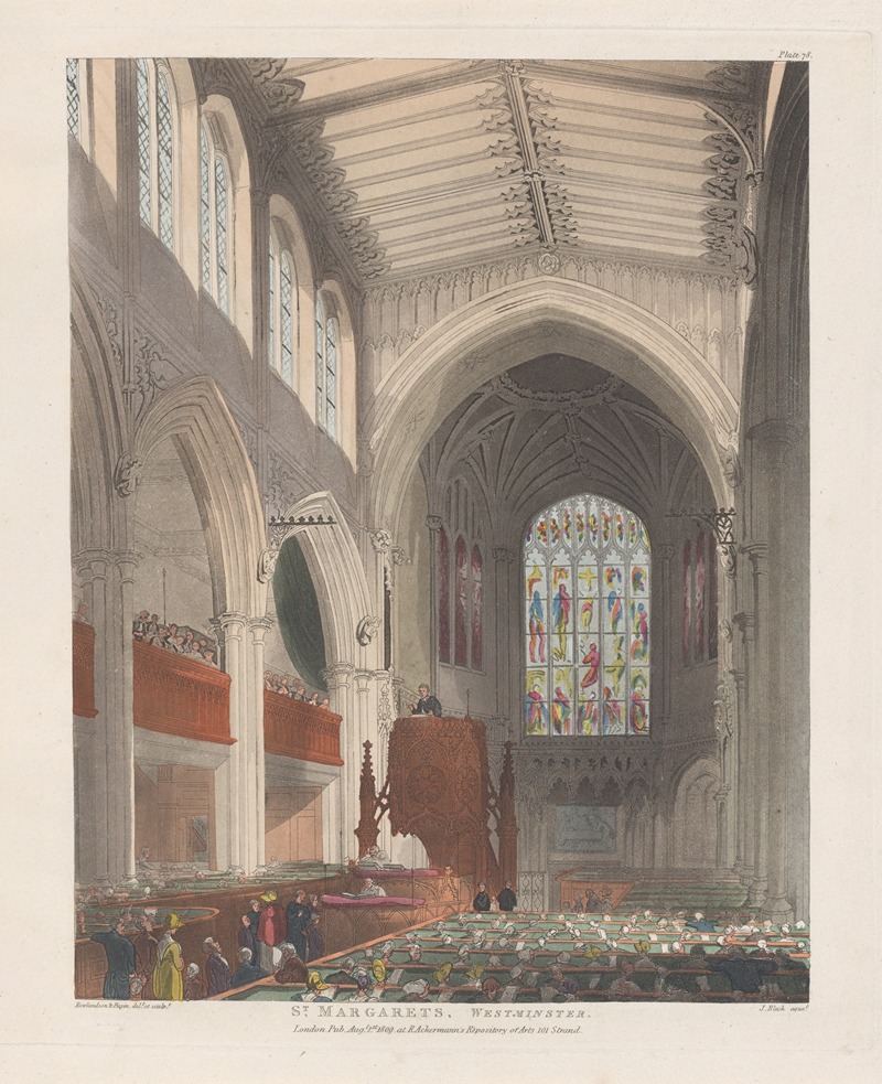 Thomas Rowlandson - St. Margaret’s Westminster