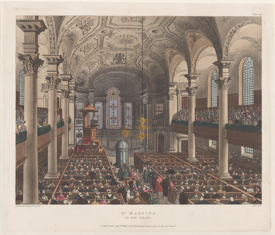 Thomas Rowlandson - St. Martin’s in the Fields