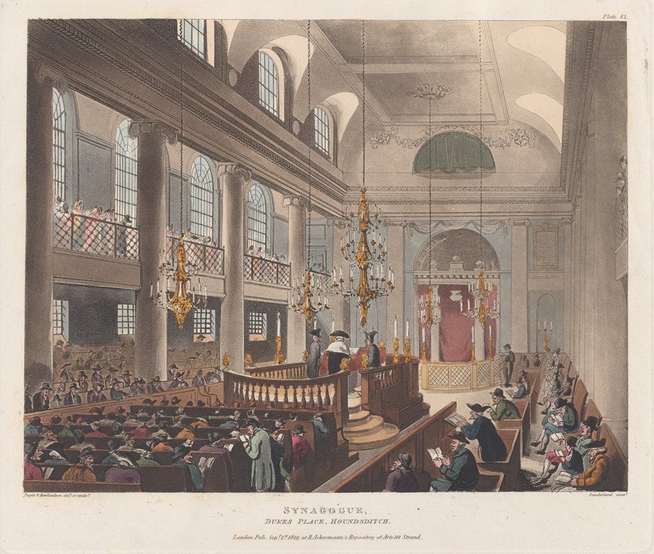 Thomas Rowlandson - Synagogue