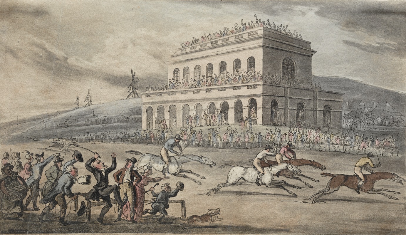 Thomas Rowlandson - The Rev. Dr. Syntax Loses his Money on the Raceground at York