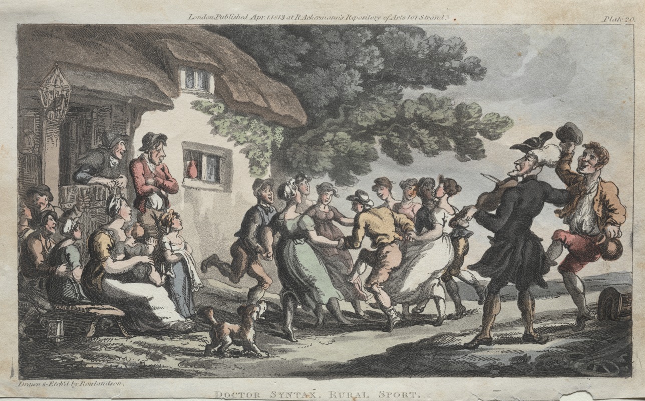 Thomas Rowlandson - The Rev. Dr. Syntax Rural Sport