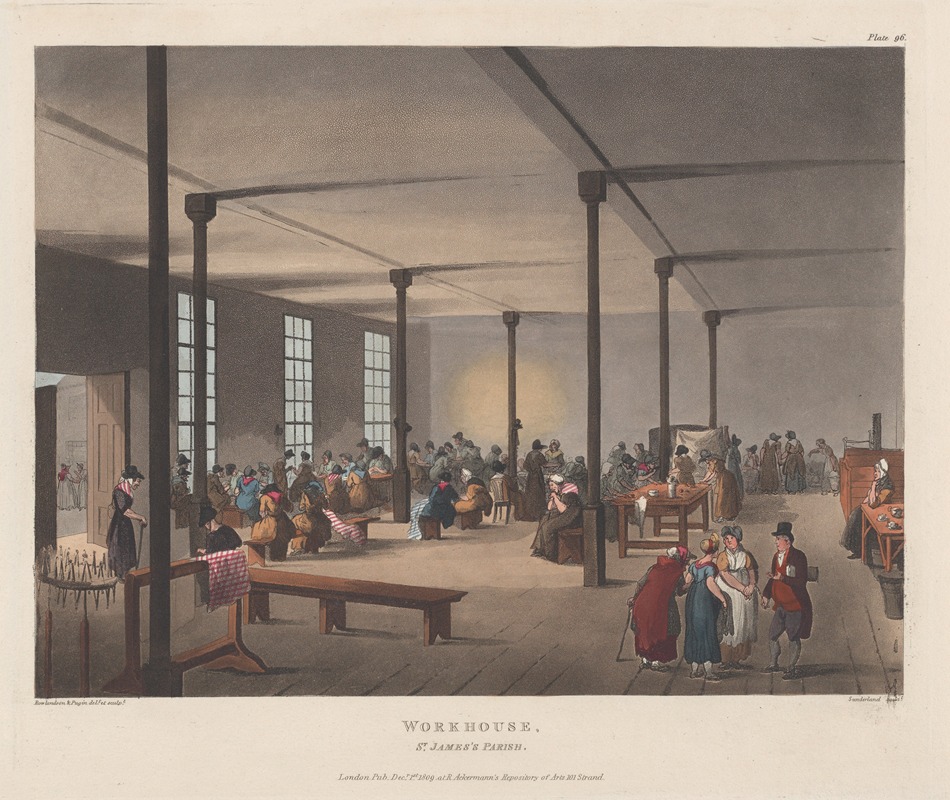 Thomas Rowlandson - Workhouse, St. James’s Parish