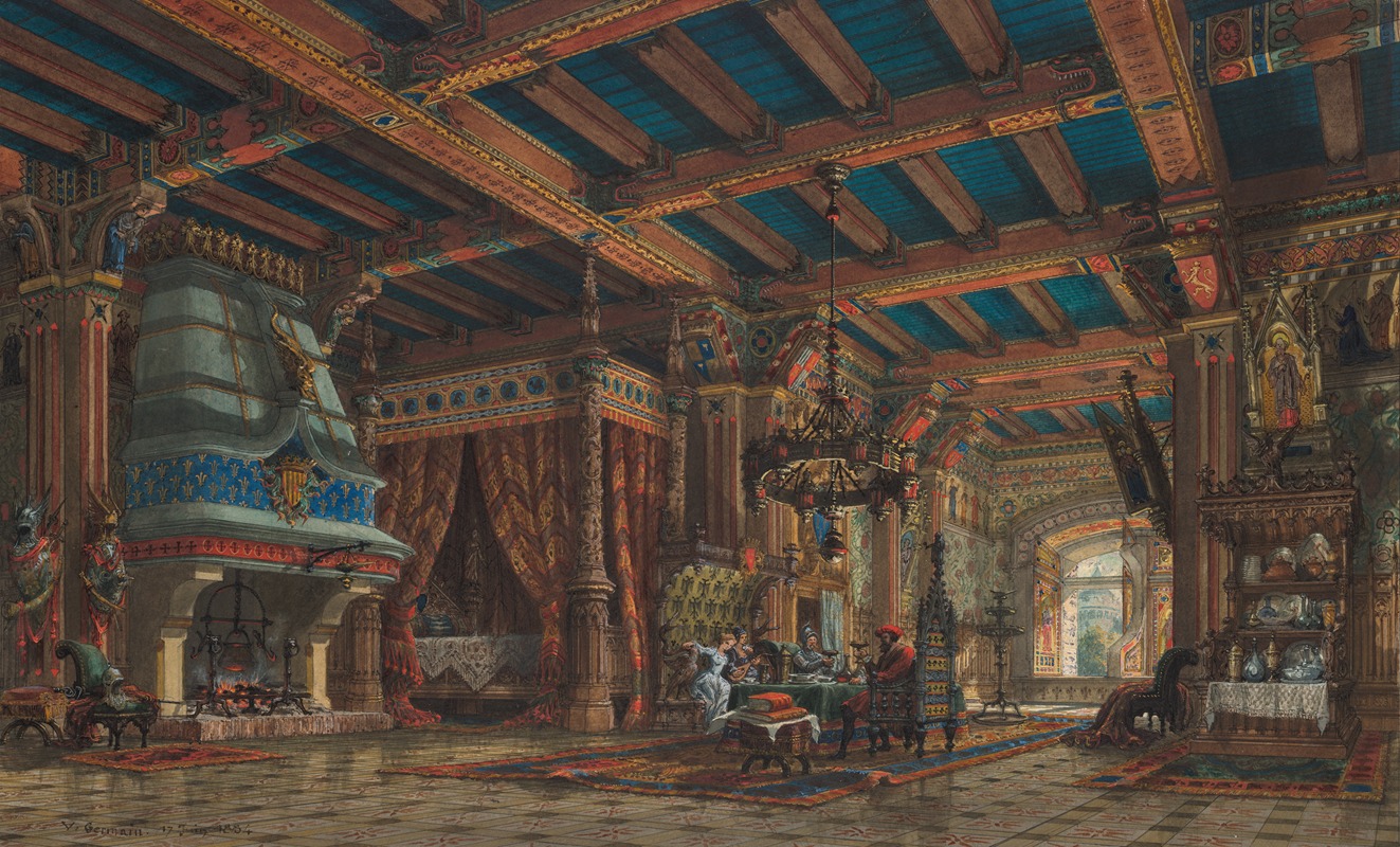 V. Germain - Château Interior