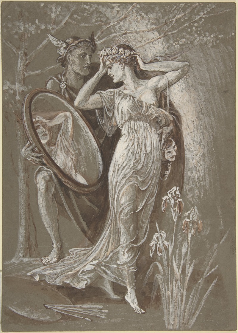 Walter Crane - The Mirror of Venus, or L’Art et Vie (Art and Life)