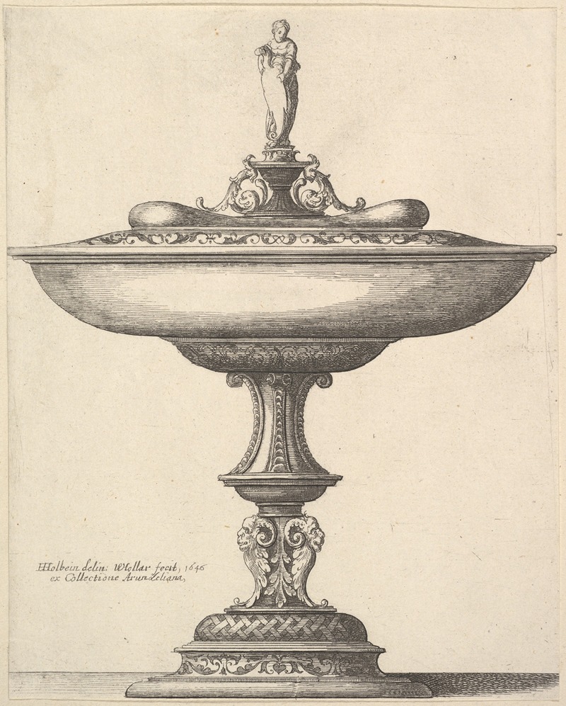 Wenceslaus Hollar - A wide cup with ornamental stem