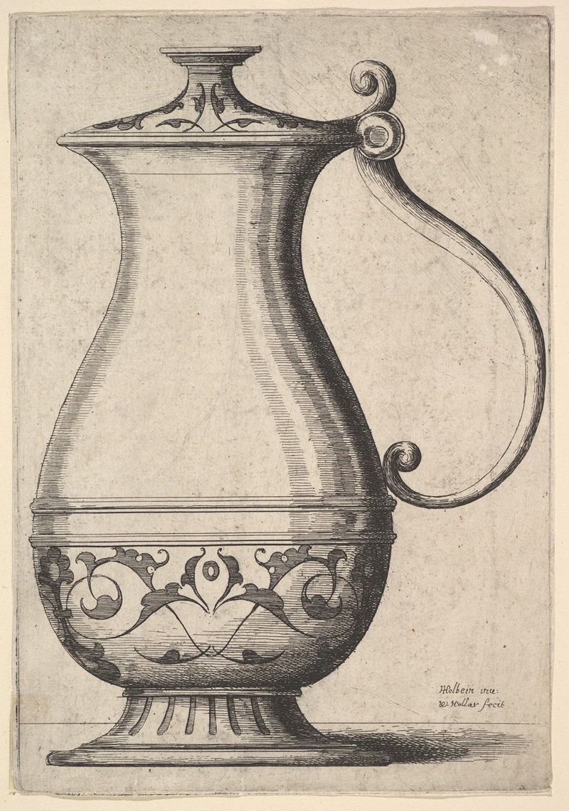 Wenceslaus Hollar - Jug with arabesques on the base