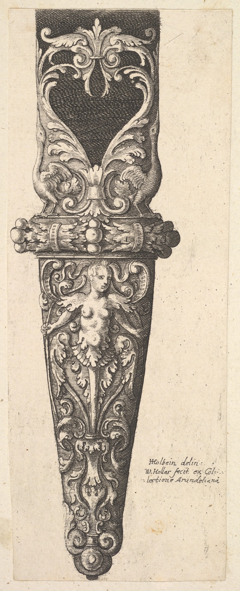 Wenceslaus Hollar - Lower portion of a scabbard