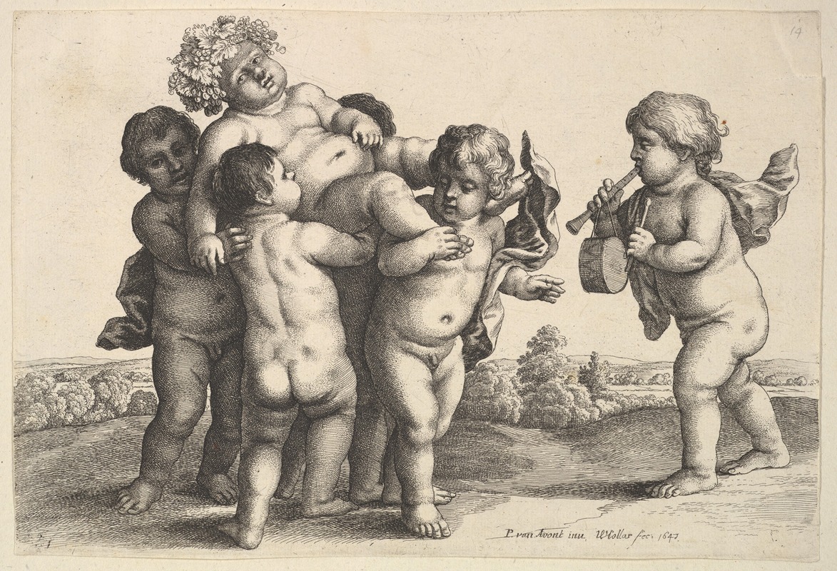 Wenceslaus Hollar - Six Boys