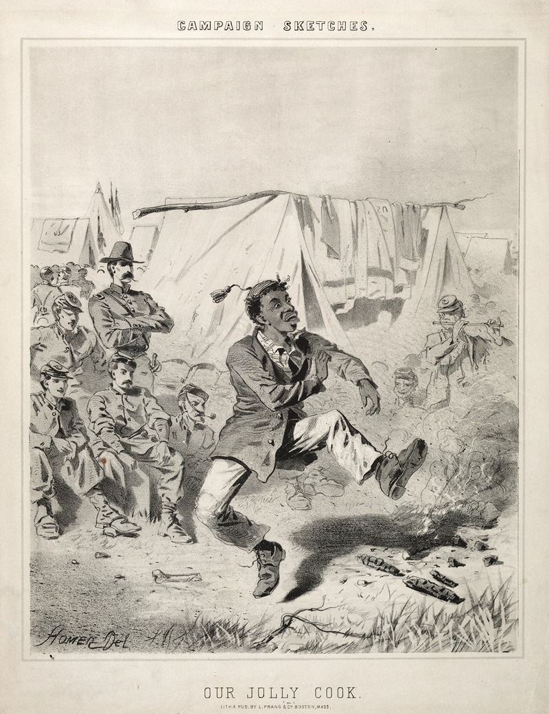 Winslow Homer - Campaign Sketches; Our Jolly Cook