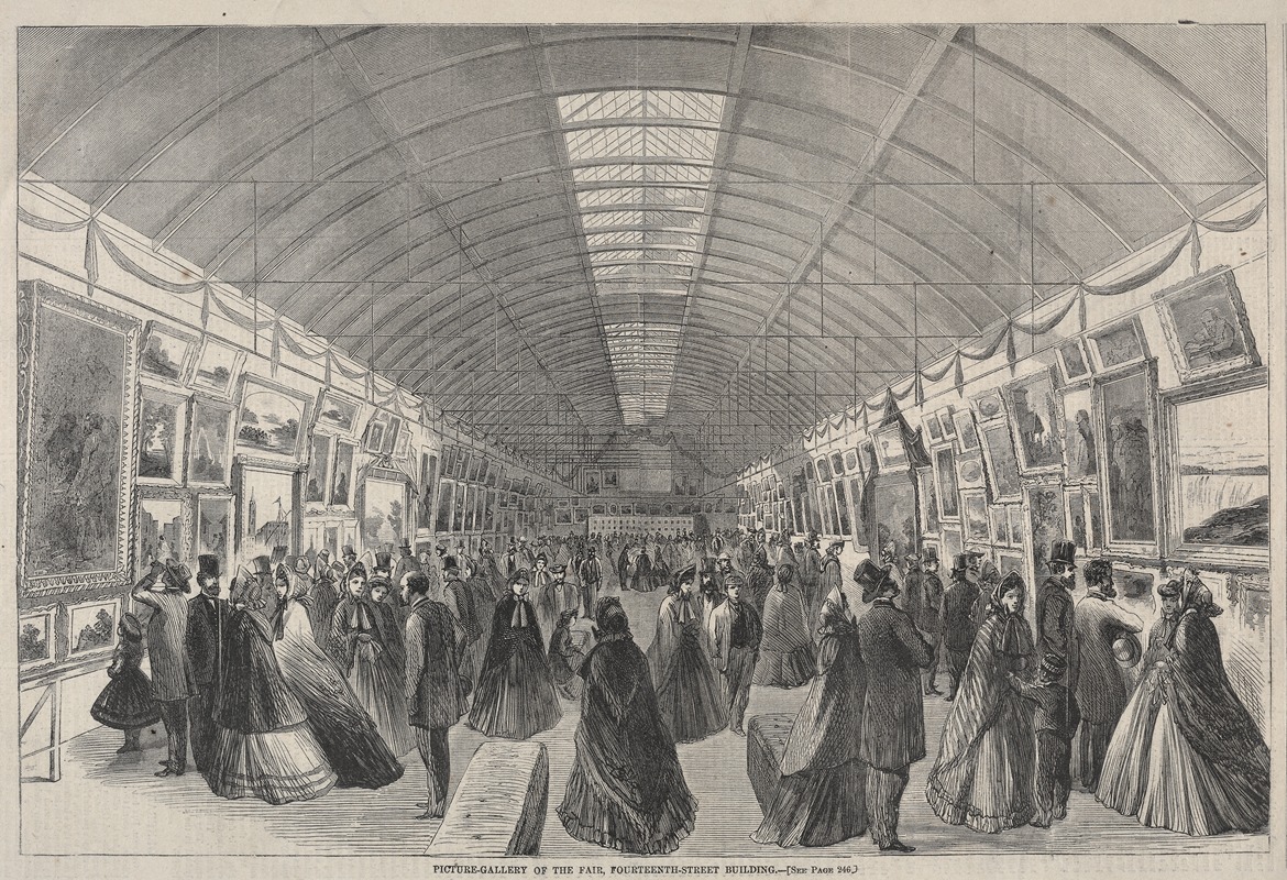 Winslow Homer - Picture Gallery of the Fair, Fourteenth Street Building