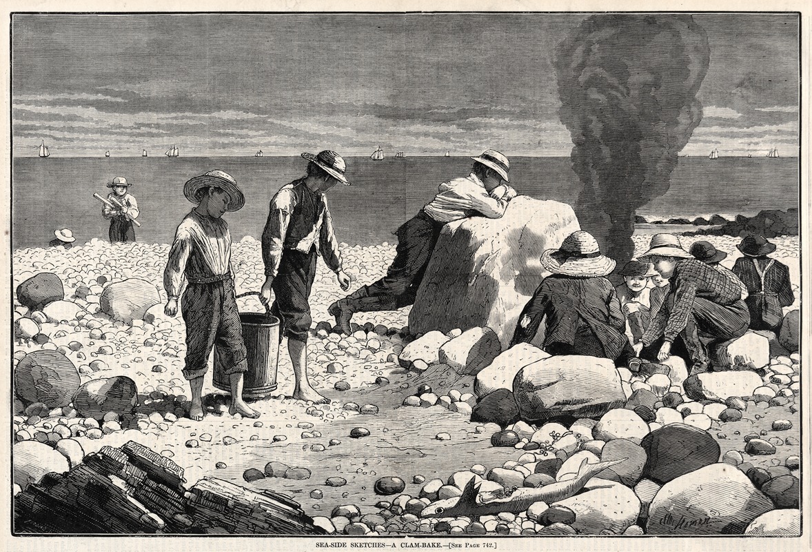 Winslow Homer - Seaside Sketches – A Clam-Bake