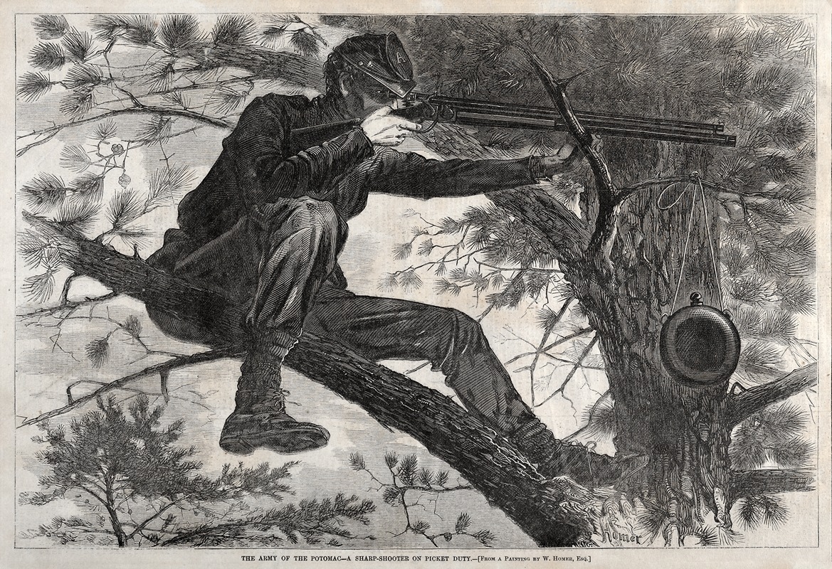 Winslow Homer - The Army of the Potomac – A Sharpshooter on Picket Duty