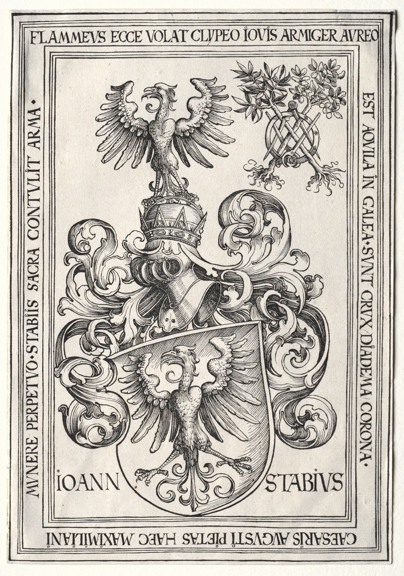 Wolf Traut - Coat of Arms of Johann Stabius