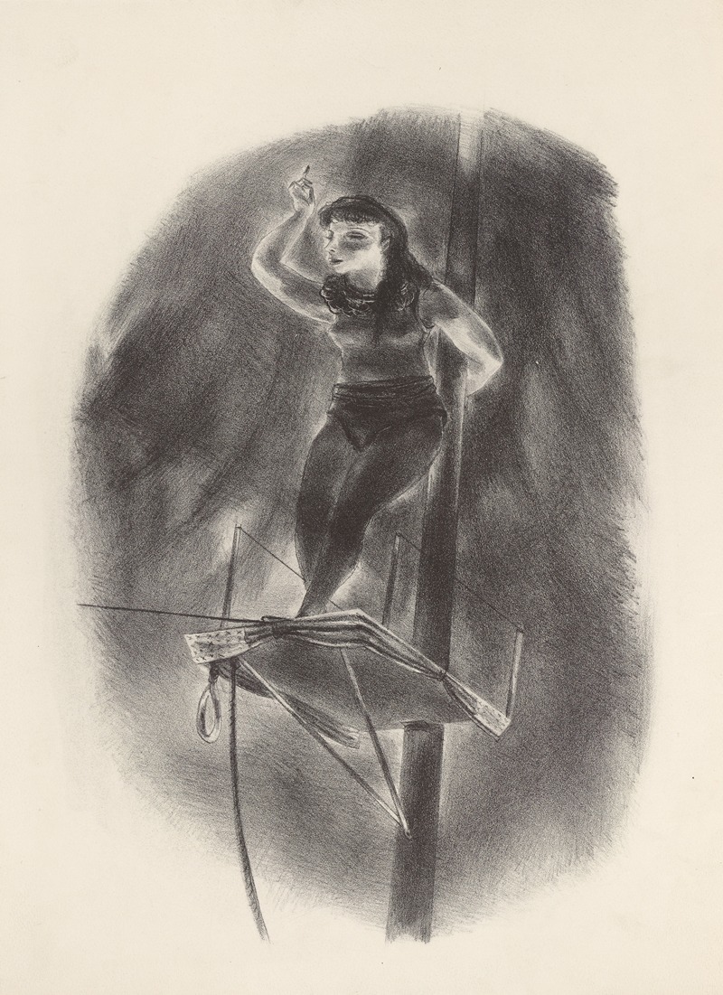 Yasuo Kuniyoshi - Tight Rope Performer