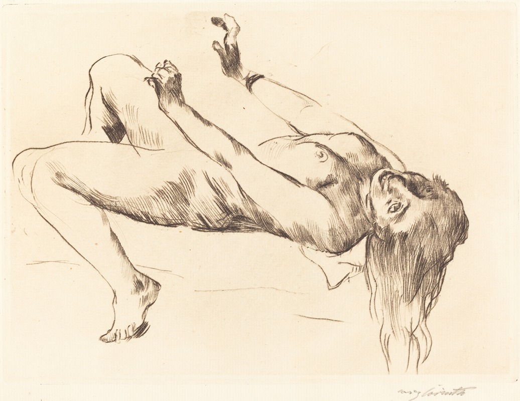 Lovis Corinth - Reclining Female Nude – Study for ‘Joseph and Potiphar’s Wife’ (Liegender Weiblicher Akt. Studie zu Joseph und Potiphar)