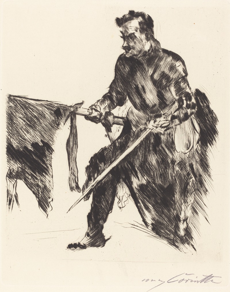 Lovis Corinth - The Actor Rudolf Rittner in the Role of Florian Geyer