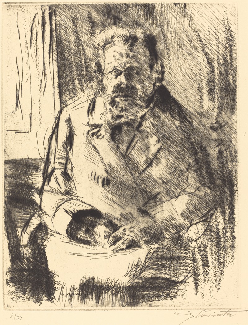 Lovis Corinth - The Poet (Der Dichter)