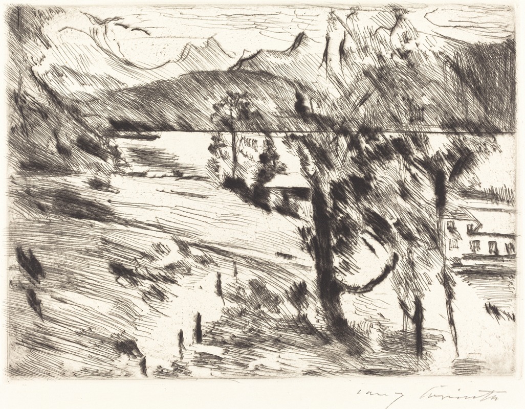 Lovis Corinth - Walchensee Landscape