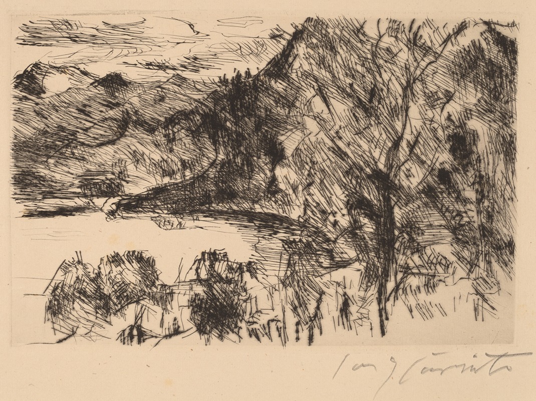 Lovis Corinth - Walchensee with Jochberg