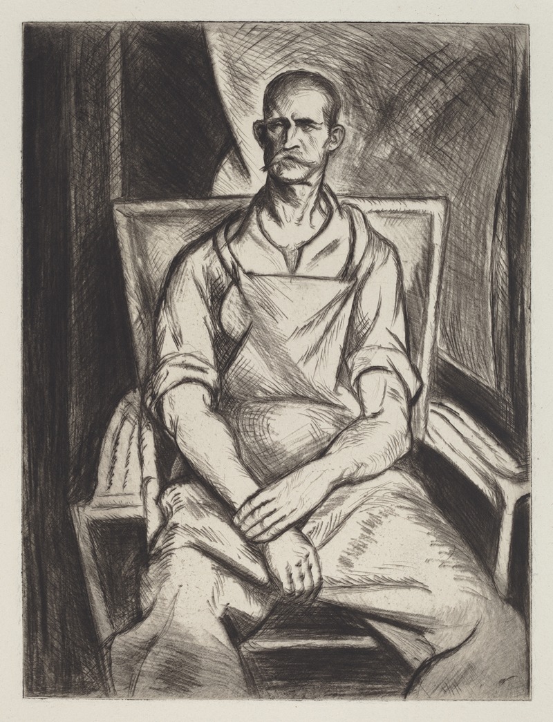 Samuel Pullman - Portrat of Joseph Boston, Laborer