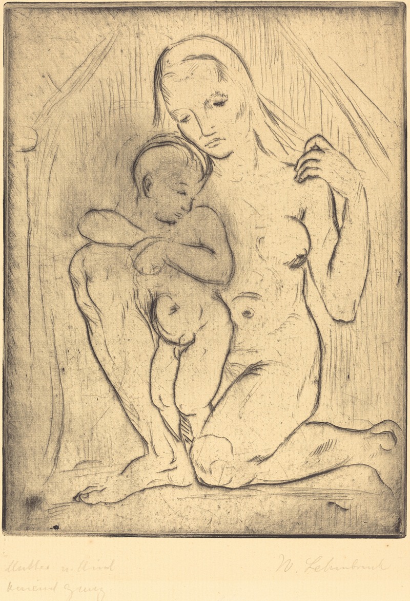 Wilhelm Lehmbruck - Mutter und Kind (Mother and Child)