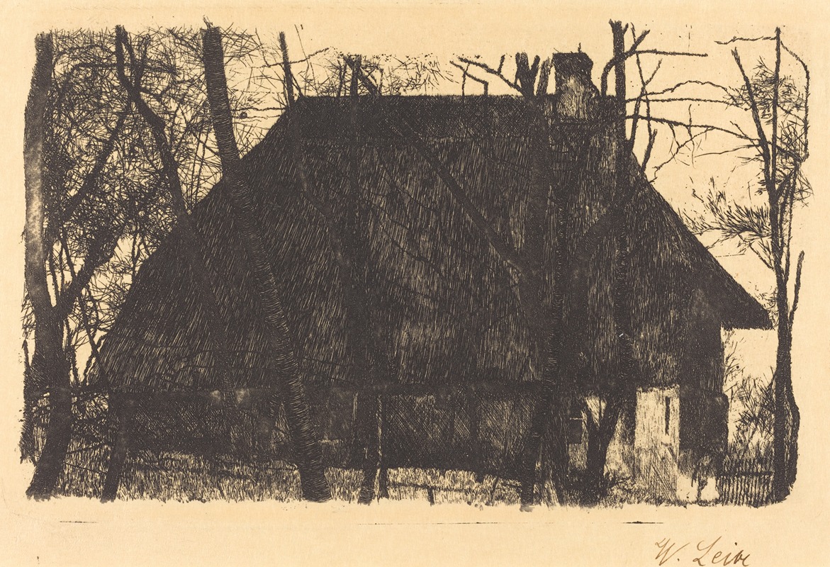 Wilhelm Leibl - Farmhouse