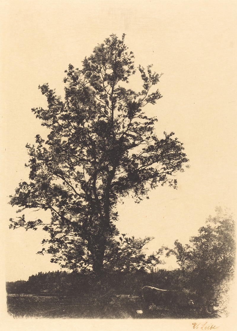 Wilhelm Leibl - The Large Tree