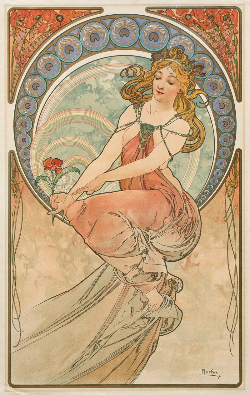 Alphonse Mucha - La Peinture (Painting)