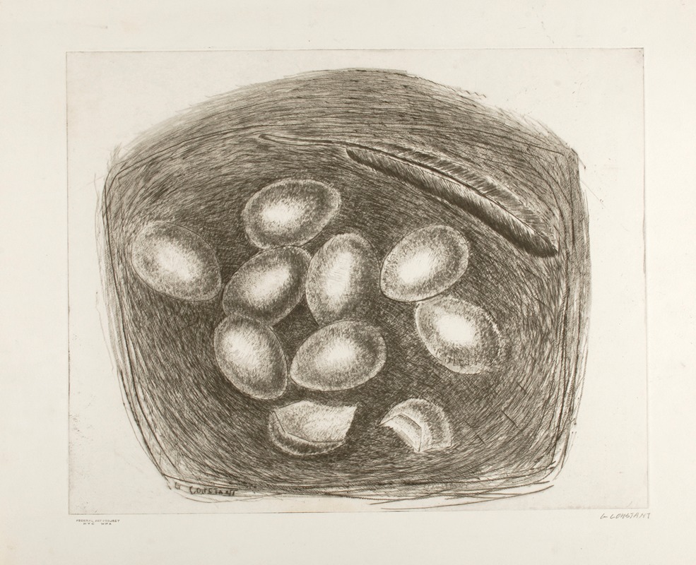 George Constant - Nest with Eggs