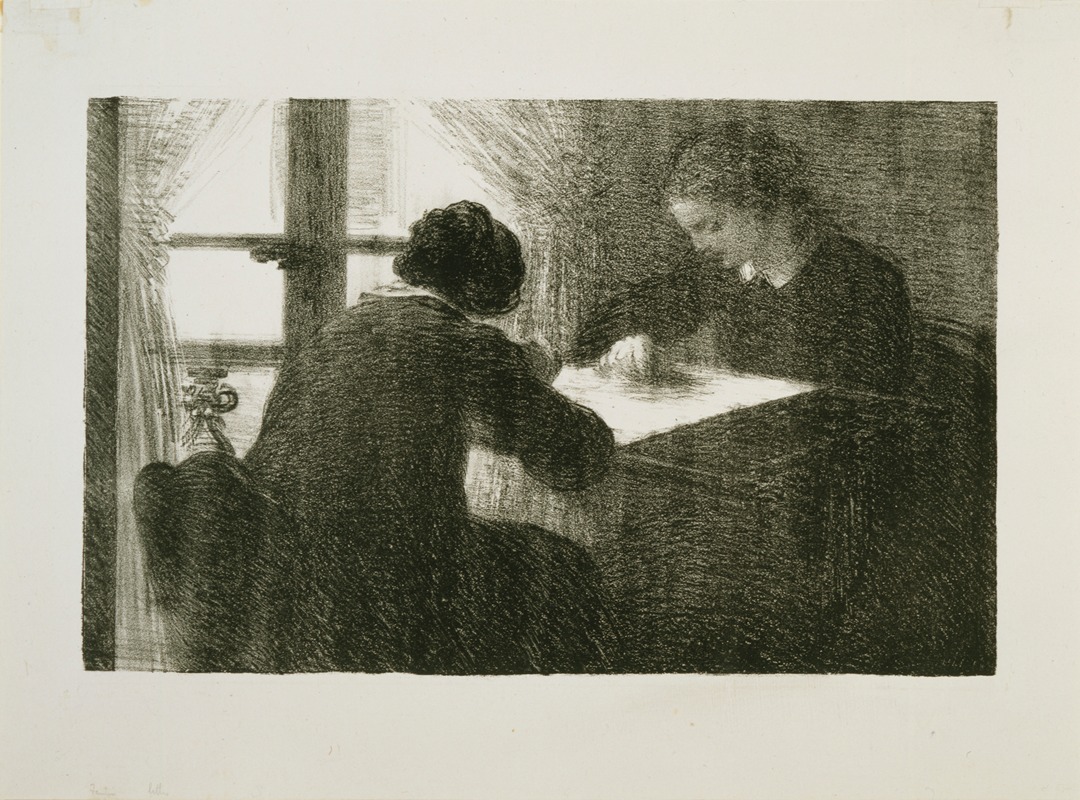 Henri Fantin-Latour - The Embroiderers, No. 2