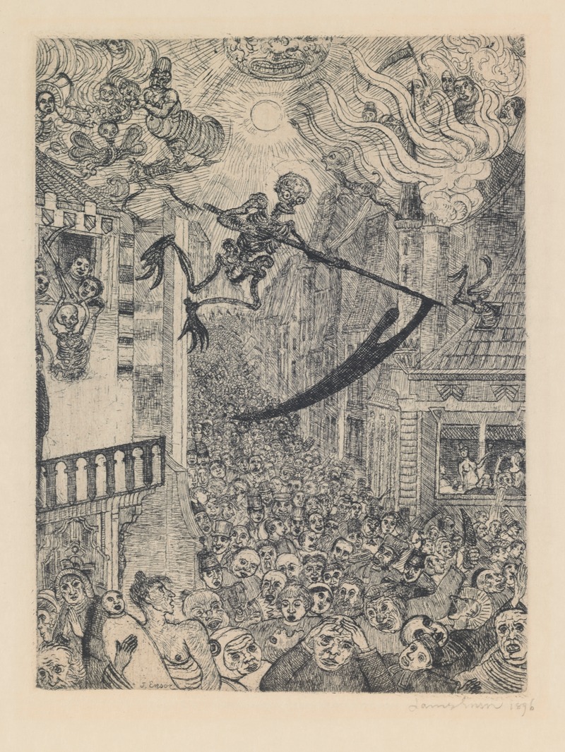 James Ensor - Death Pursuing the Human Herd